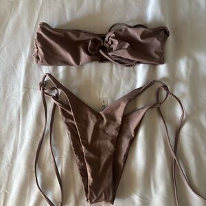 SHEIN Chic Tan Bikini Set
